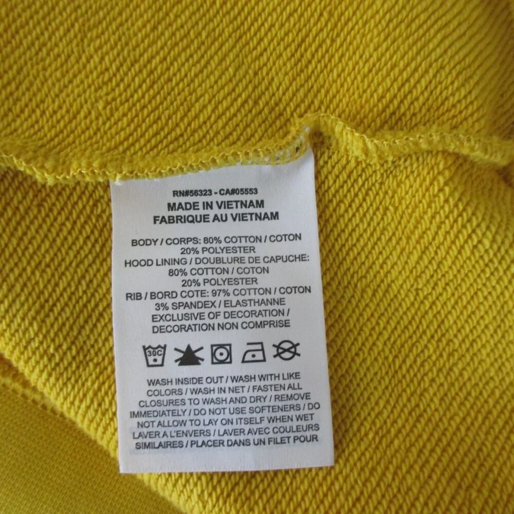 Jordan Jumpman Mens Hoodie Full Zip Thick Yellow L Heavyweight NWT - Picture 6 of 8
